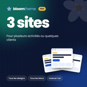 BloomTheme Pro — 3 sites